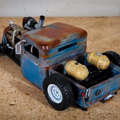 WWII B-17 B-24 B-25 бомбардировщик кислородный бак - Hot rod топлива / газовый бак - Для пользовательских diecast / RC / модель комплекта