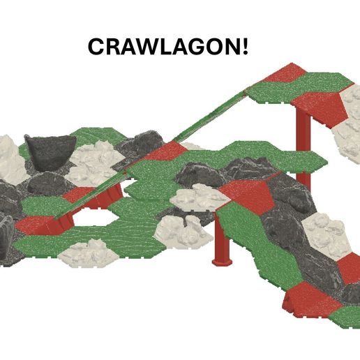 CRAWLAGON-2.jpg CRAWLAGON: *TERRAIN 7 Set* || RC rock crawling system for 1/24, 1/18, 1/16 scale RC crawlers