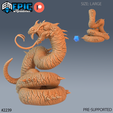 2239-Giant-Sand-Snake-Large.png Giant Sand Snake Set ‧ DnD Miniature ‧ Tabletop Miniatures ‧ Gaming Monster ‧ 3D Model ‧ RPG ‧ DnDminis ‧ STL FILE