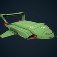 T3.png Thunderbird 2 Ship STL File, 3D Digital Printing STL File for 3D printers, ship model, figures, 3D model, 3D Ship, 3D Ship