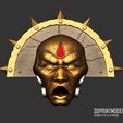 war-ham-mer_mask_cosplay_3d_print_file_stl_01.jpg The Death Mask of Sanguinius War Game Cosplay Mask - Halloween Hammer Helmet