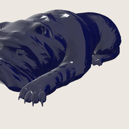 dog 3D model