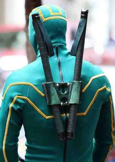 kick ass baton holsters cosplay costume 3D model