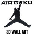 Air-Goku-Pic1.jpg Air Goku What If Mash-Up Dragon Ball Z Michael Jordan Wall Art + Stencil