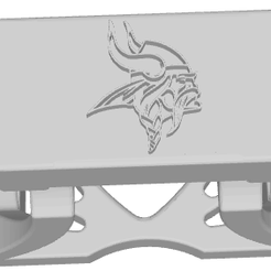 Screenshot-2023-03-24-170708.png Archivo STL Stand de fútbol americano de los Minnesota Vikings・Diseño para descargar y imprimir en 3D