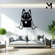 Belgian-shepherd-dog-Hang.png Wall silhouette - Dogs Hang