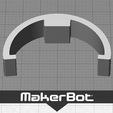 5Gspool_display_large.jpg Replicator 2 Spool Spacer - for MakerBot 900gm Spools
