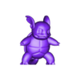 Wartortle2.stl Fichier STL Squirtle,Wartortle,Blastoise,Mega Blastoise,Gigantamax Blastoise Evolution -FAN ART - POKÉMON FIGURINE -POKEMON・Modèle à télécharger et à imprimer en 3D