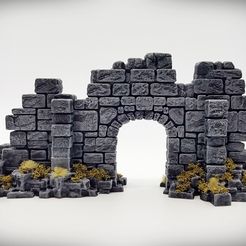 20190726_190132cp.jpg STL-Datei Grundlegende Rundbogentür Wand・Design für den 3D-Druck zum Herunterladen