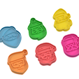 Santa-Claus-Kit-of-6-v4.png Christmas Santa Claus Cookie Cutters Kit of 6 🎅