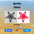 Get Creative _ Starfish Stencil