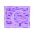 (C) 1 Piece.stl Rustic Picture Frame Alphabet