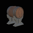 sud-1-2.png wooden barrel with holes and stoppers with base