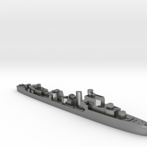 STL file HMS Grenville R97 destroyer 1:1800 WW2 ⛵ ・3D print object to ...