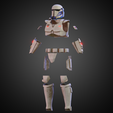 SuperCommandoBundleFront34Left.png The Mandalorian Imperial Super Trooper Full Armor for Cosplay 3D Model Collection