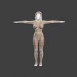 10.jpg 3D file Beautiful Woman -Rigged 3d character・3D print design to download, igorkol1994