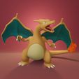 charizard-pose-2-render.jpg Pokemon - Charizard with 2 different poses