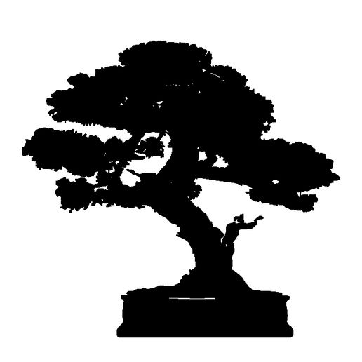 STL file Bonsai tree 2D art・3D printer design to download・Cults