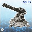 1-PREM.jpg Supercharged machine gun turret (1) - Future Sci-Fi SF Post apocalyptic Tabletop Scifi