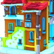 6.jpg MAISON 7 HOUSE HOME CHILD CHILDREN'S PRESCHOOL TOY 3D MODEL KIDS TOWN KID Cartoon Building 5
