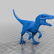 Raptor_STANDING_ENTIRE.png Velociraptor Blue with Base