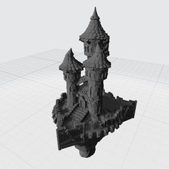 Plague_tower_6.jpg Archivo STL gratuito Torre flotante de la peste Hombre de guerra・Objeto para descargar e imprimir en 3D