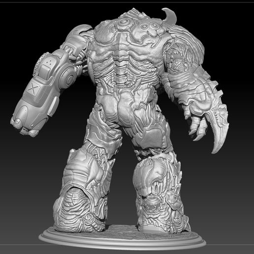 👹 Cyberdemon Statue・ STL File for ・Cults