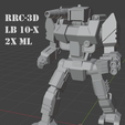 3d.png Red Roc (custom 'Mech, 12 variants, 3 poses)