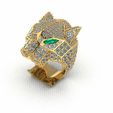 3.jpg ANELLO TIGRE E LEOPARDO DA UOMO - MODELLO DA STAMPA 3D