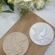 IMG_5564.jpg Dove with Branch Embosser Stamp & Cookie Cutter