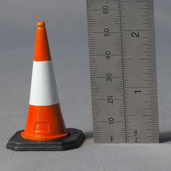 Cone_L_003.jpg STL file 1/14 Scale 750mm Traffic Cone・3D printable design to download