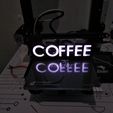 IMG20190608182041.jpg Free STL file TEXT LED COFFEE・Template to download and 3D print, februandi