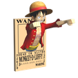 Luffy2.png Poster Wanted Luffy