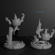 Phantump8.png Phantump 2 poses presupported 3D print model