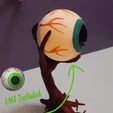 FloatingEyeBallTealightStand.jpg Floating Eye Tealight Stand or Wall Mount