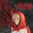 redFon.jpg Little Red Riding Hood 3d Print Model