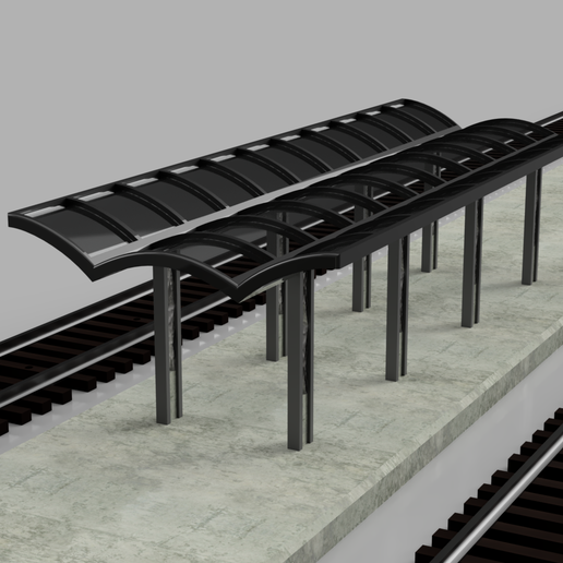 KIBRI 39566 Quai de la gare, Modélisme ferroviaire - Échelle 1:87 - (H0