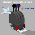 co1.png Fichier STL Boeing 737 Levier de coupure Module pour Saitek Throttle Quadrant・Design pour impression 3D à télécharger