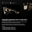 A4-24.png AIRSOFT - FOREGRIP ADVANCED LIGHT V2 MILITARY KINGSMAN
