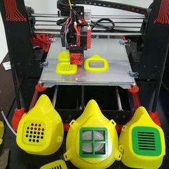 COVID-19 MASK (Easy-to-print, no support, filter required)