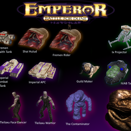 Minor Houses Arsenal From Emperor: Battle For Dune (Epic Scale) 3D model