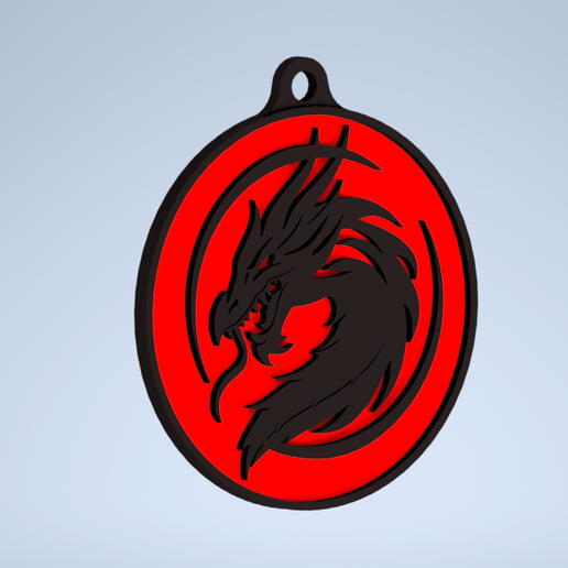 Dragon keychain