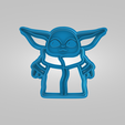 CookieCutter_StarWars_Yoda.png Set of 11 Star Wars Cookie Cutters, Imprint Cutters