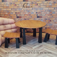 Teahouse-Table-Set-Miniature-Furnitures-4.png Teahouse Table and Chair Set Miniature Furniture, Teahouse Dollhouse Furniture, Oriental Asian Miniature Furniture