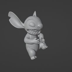6.jpg Fichier STL STITCH DE LILO ET STITCH・Design pour imprimante 3D à télécharger