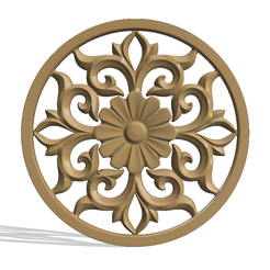 Carved-Decor-Central-3D-Model-stl-3d-print-cnc-1.png STL file Carved Decor Central 3D Model stl 3d print cnc・3D printable model to download