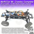 MRCC_MrCrawley_Complete_26.jpg MyRCCar Mr. Crawley Complete. 1/10 Customizable RC Rock Crawler Chassis with Portal Axles and Gearbox