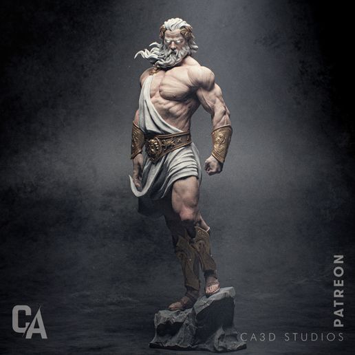 🩻 Zeus 3D Print・ STL File for 3D printing・Cults