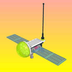 Шаблон-02.png Fichier OBJ NotLego Lego Satellite Artificiel Modèle 6458・Design imprimable en 3D à télécharger