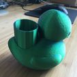 duck-3.jpg Rubber duck pencil holder
